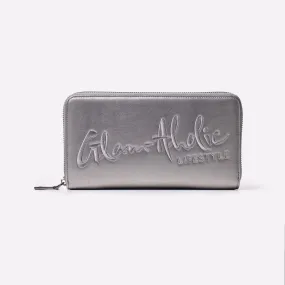 SIGNATURE LOGO JUMBO WALLET PLATINUM