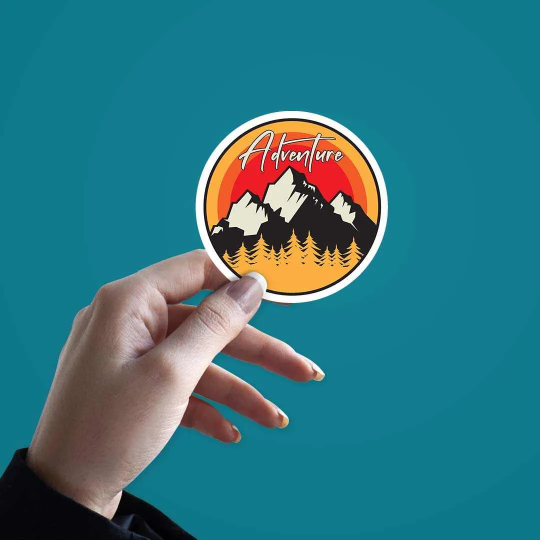 Adventure - Mountains Sticker