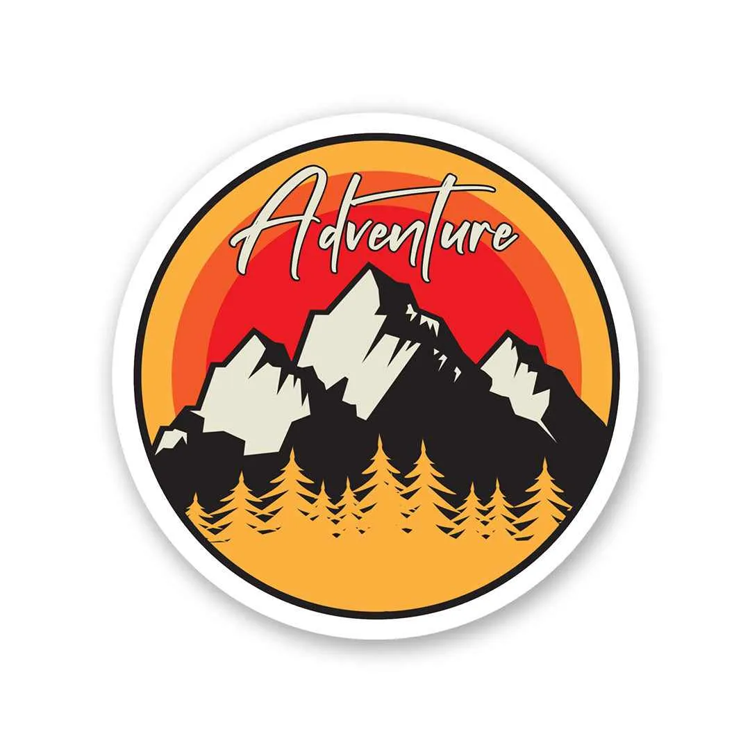 Adventure - Mountains Sticker