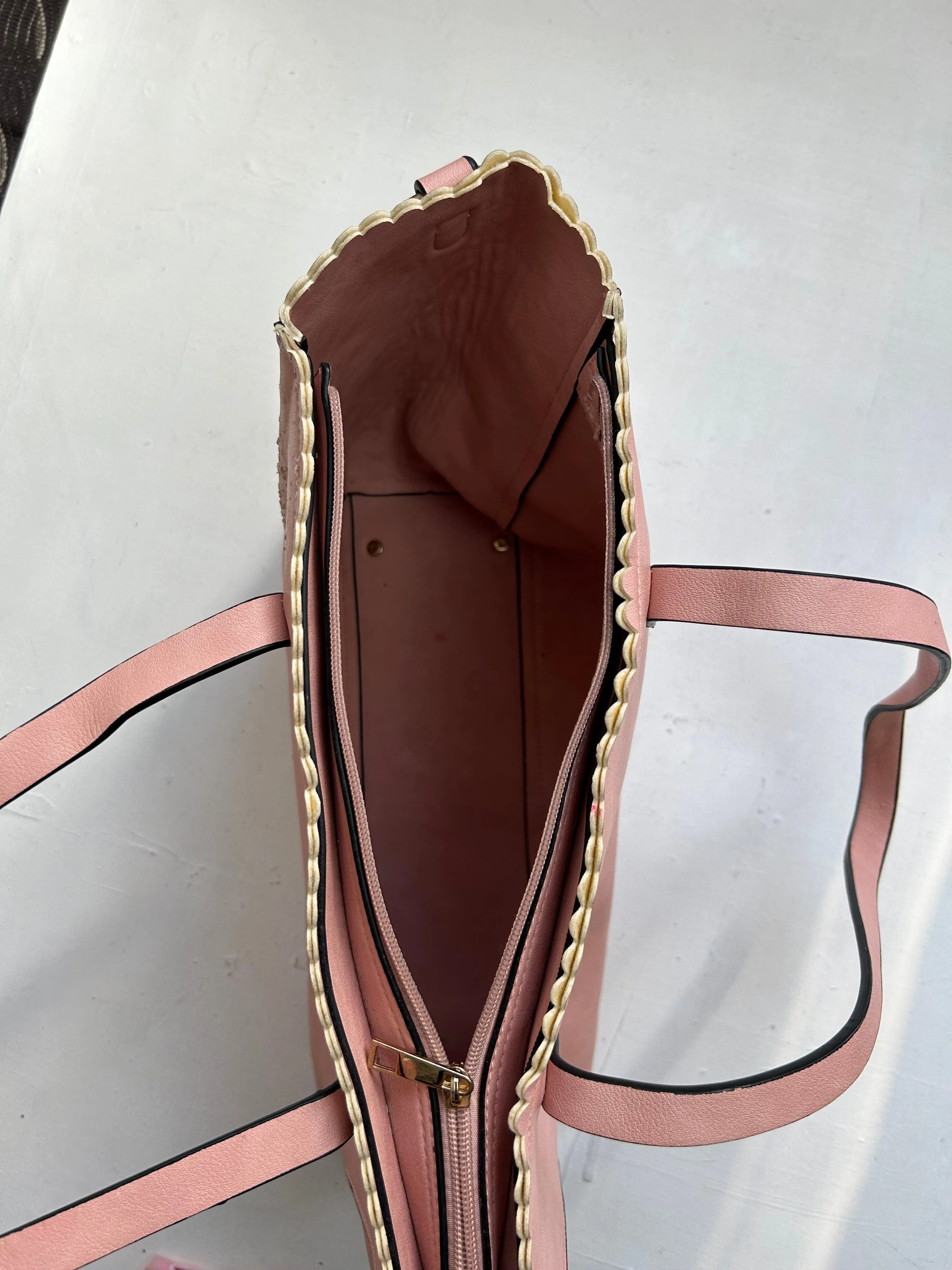 Baby pink y2k vintage buckle uni shoulder bag   pochette