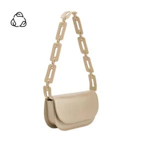 Inez Metallic Gold Recycled Vegan Shoulder Bag