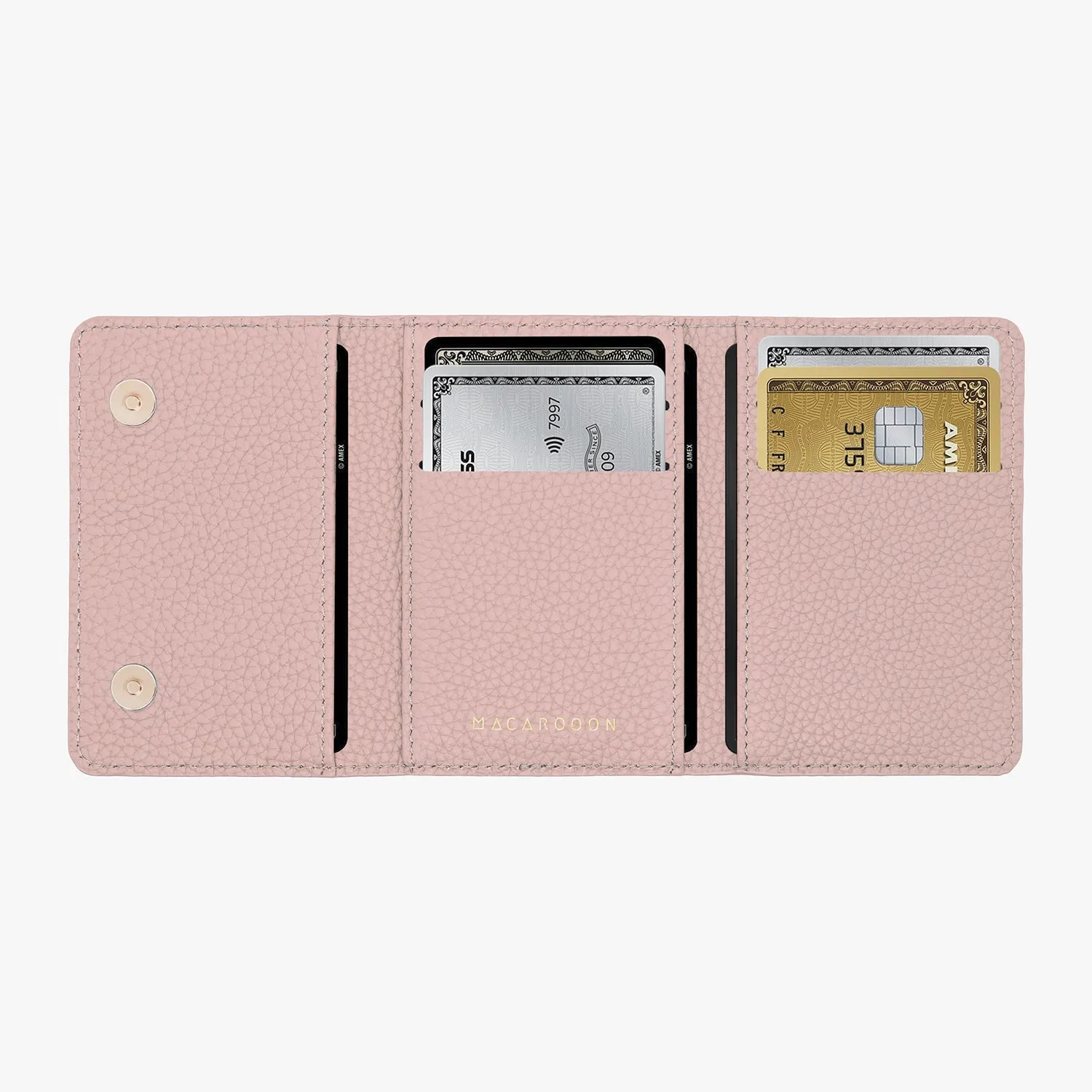 iPhone 15 Plus Leather Case with MagSafe Trifold Wallet Set