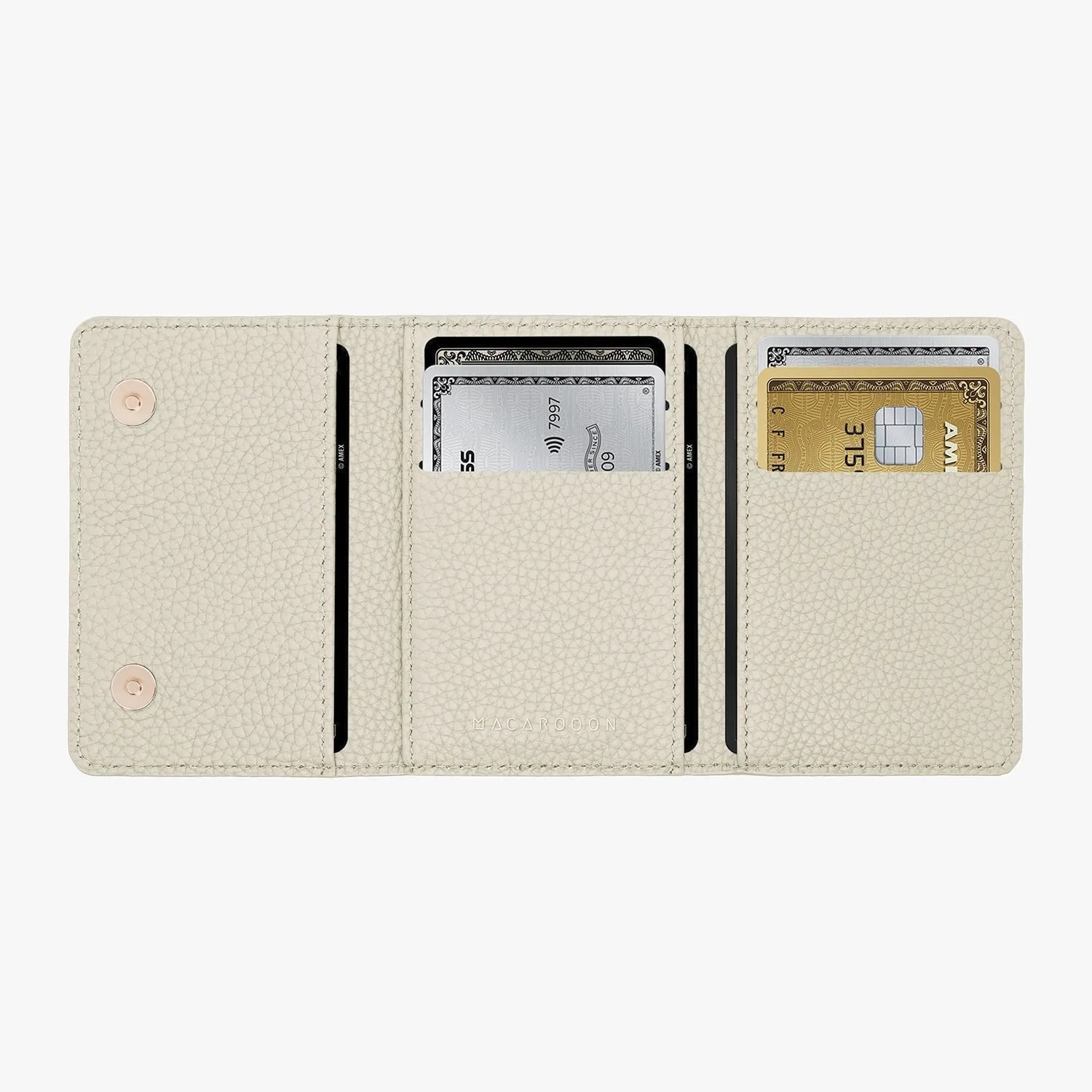 iPhone 15 Plus Leather Case with MagSafe Trifold Wallet Set