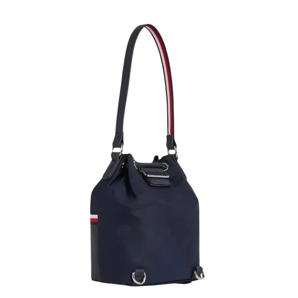 Tommy Hilfiger Iconic Mini Bucket Shoulder Bag AW0AW14657-NVY