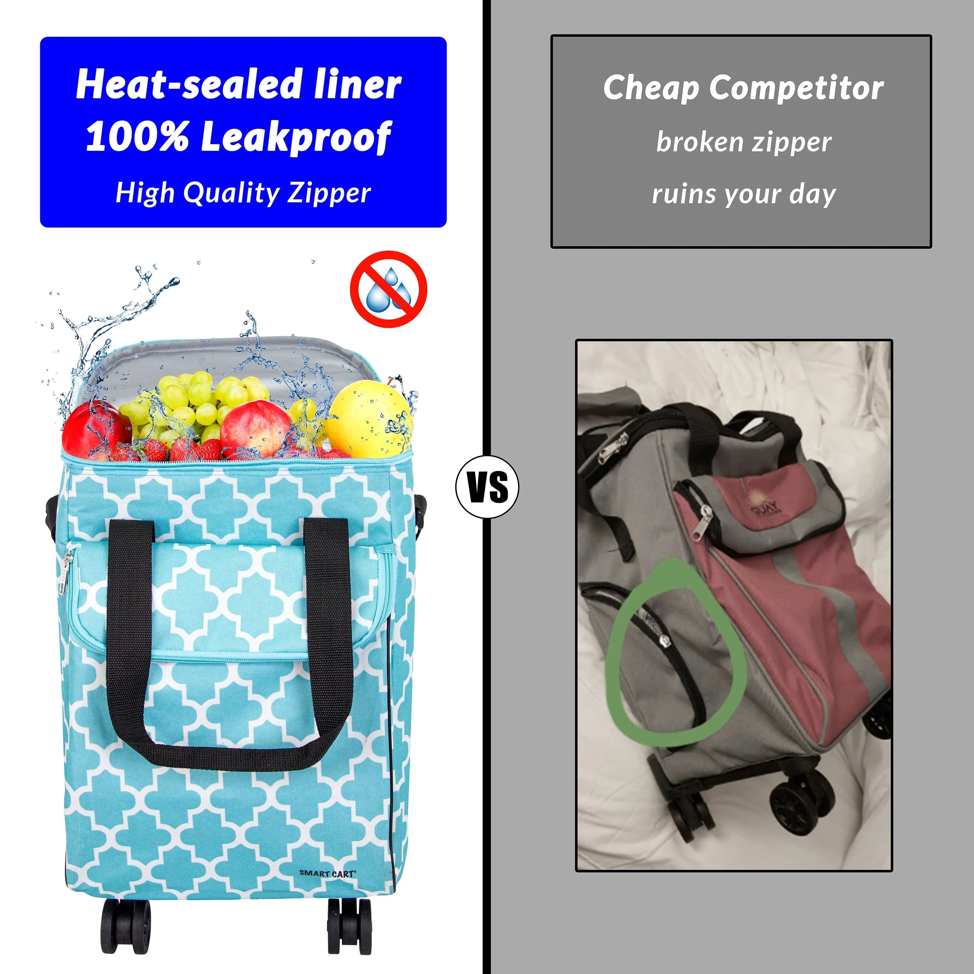 Ultra Compact Cooler Smart Cart 360 - Moroccan Tile